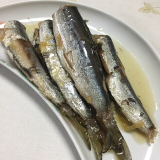 酢でイワシ煮